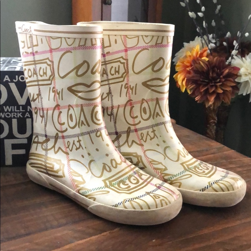 COACH Rain Boots